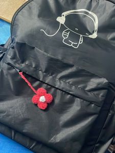 Puff Flower Bag Charm