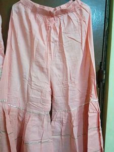 Pink sharara Set with Dupatta