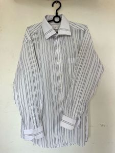 Classic Striped Men's Dress Shirt