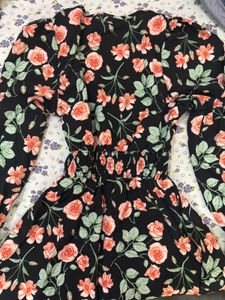Floral Print Mini Dress