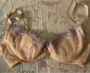 Sheer Lace Bow Bra