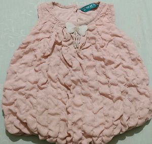 Adorable Textured Baby Dress