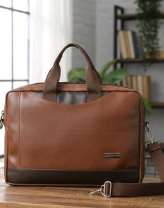 Zipline Brown Shoulder Bag
