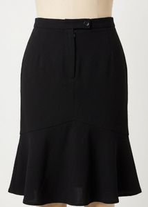 Next Petite Black Godet Skirt