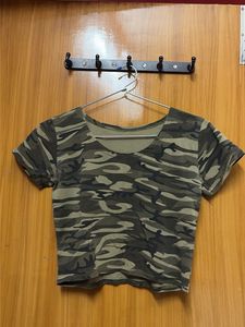 Camouflage Cropped T-Shirt
