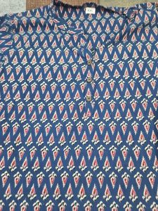 Blue Printed Kurta