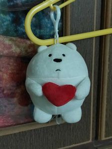We Bare Bear Cartoon Plush Bag Charm