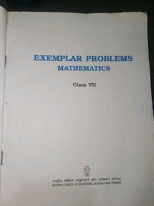 Exemplar Problems Mathematics Class VII