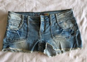 Light Wash Denim Shorts