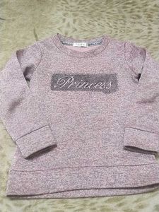 Beautiful Peach Colour T-shirt For 4 -7 Year Girl
