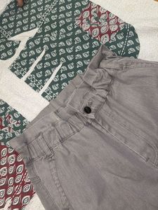 Grey Casual Shorts for Women