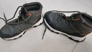 kid's Grey Trekking Boots