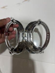 Chic Silver Mini Handbag