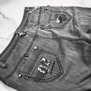 Premium Grey Y2K bootcut jeans