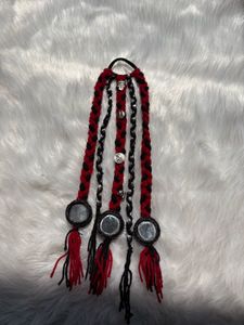 Boho Braided Hair Accessory with Charms