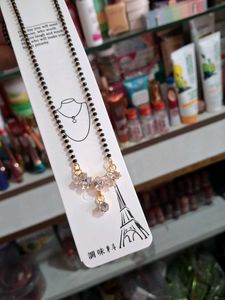 Elegant Stainless Steel Mangalsutra with Eiffel To