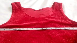 Red Velvet Tank Top