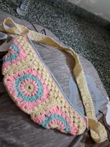 Handmade Crochet Sling Bag
