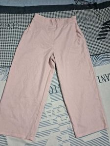 Light Pink Wide Leg Pants