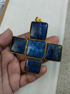 Lapis Lazuli Cross Pendant