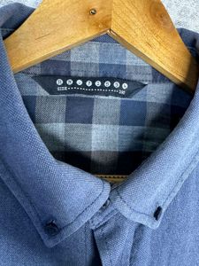 Men's Blue Button-Down Shirt