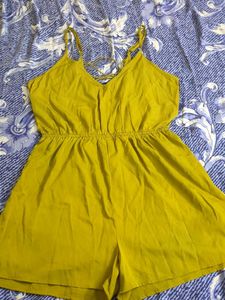 Boohoo Mustard Yellow Mini Dress