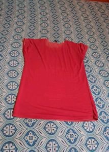 Cute Red Graphic T-Shirt