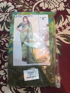 Ronak Green Fancy and Fashion Saree