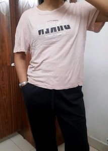 Peach loose T-Shirt