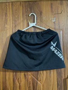 Black Athletic Badminton/ tennis  Skirt