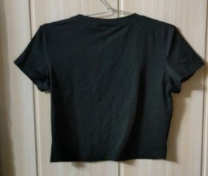 Urbanic Black Crop Top