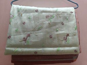 Elegant Embroidered Saree