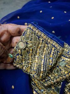 Royal Blue Embroidered Suit