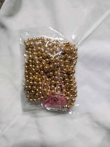 Gold Tone Beaded Necklace