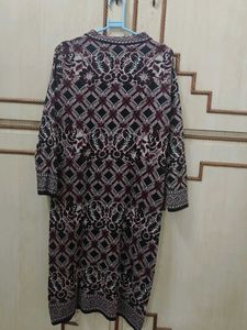 woolen Kurta with Intricate Pattern