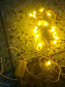 2 Pices 60 Miters Yellow Led fairy Lights
