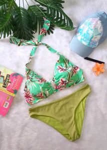 Tropical Green Shaded Bikini Set 👙