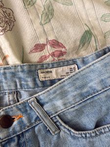 Light Wash Denim Shorts