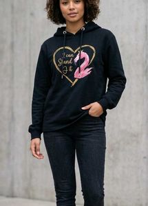 Cute Flamingo Graphic Hoodie