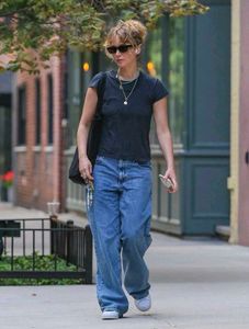 Street Style Blue Straight Fit Denim Jeans