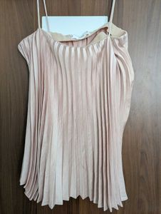 Mango Accordion/ pleated  Strap Top
