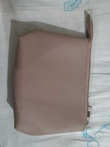 cute brown leather pouch