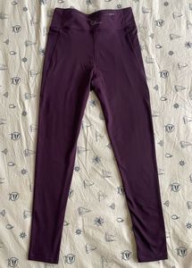 Women's Purple Athletic Leggings