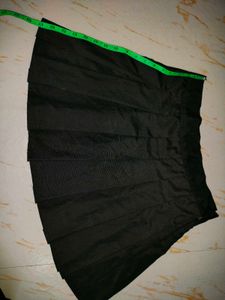Pleated Mini Skirt