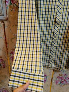 🇳🇿💫🎀Men's Yellow Plaid Casual Shirt