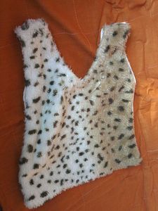 Faux Fur Lehenga Choli