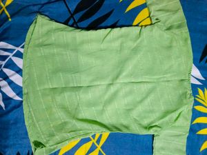 Green Embroidered Kurta