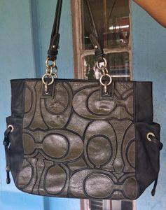Authentic Coach Signature Hobo Bag
