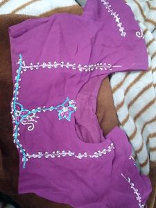 Saree With Hand Work