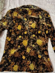 Floral Velvet Blazer